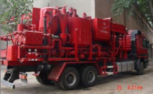 Double Pump Auto-mixing Cementing Truck